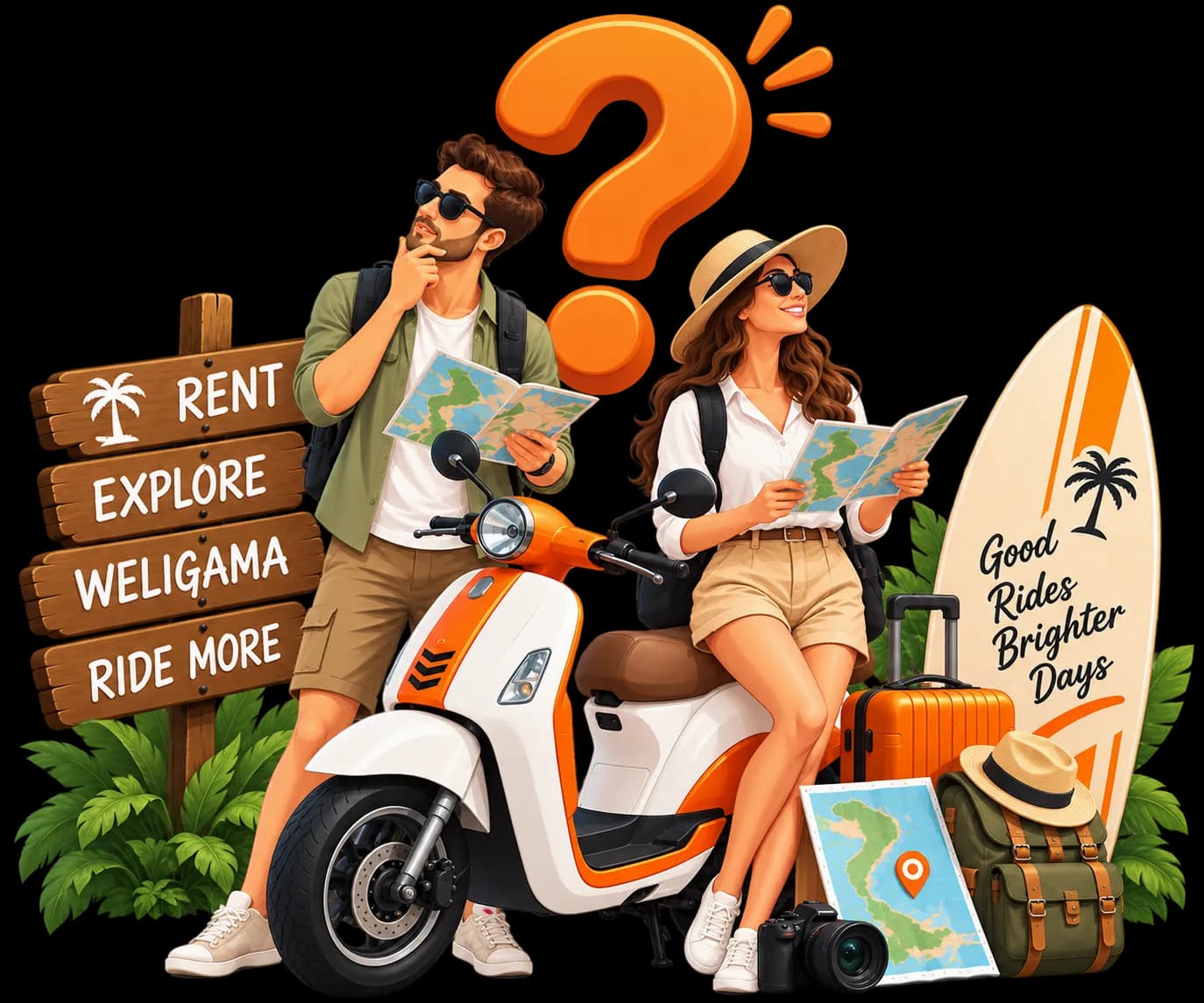 Bike Rent Hub Weligama FAQ Background 1